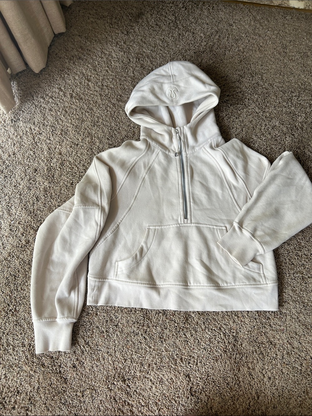 lululemon athletica Cream Scuba Hoodie
